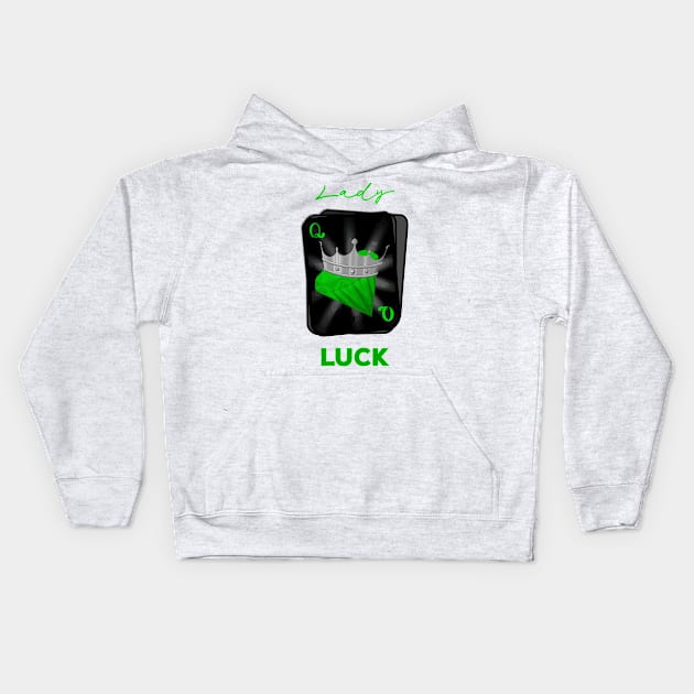 Lady Luck Kids Hoodie by Twisted Teeze 